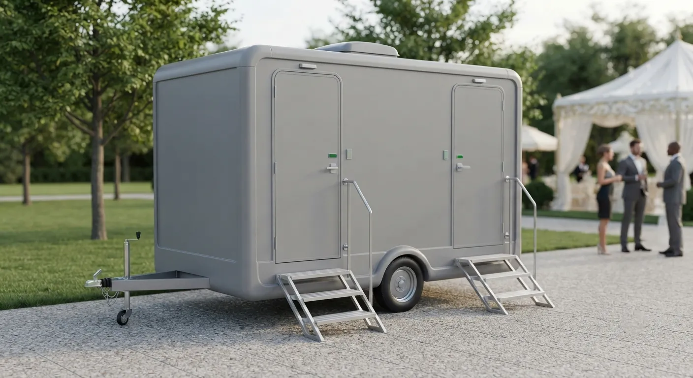 2 Stall Restroom Trailer in Knoxville, TN