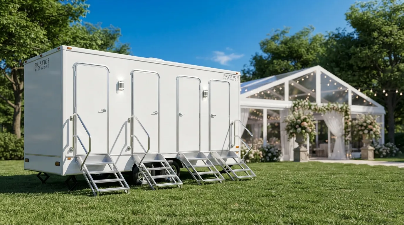 4 Stall Restroom Trailer in Knoxville, TN