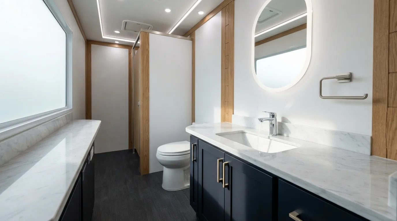 Luxury Restroom Trailer in Knoxville, TN